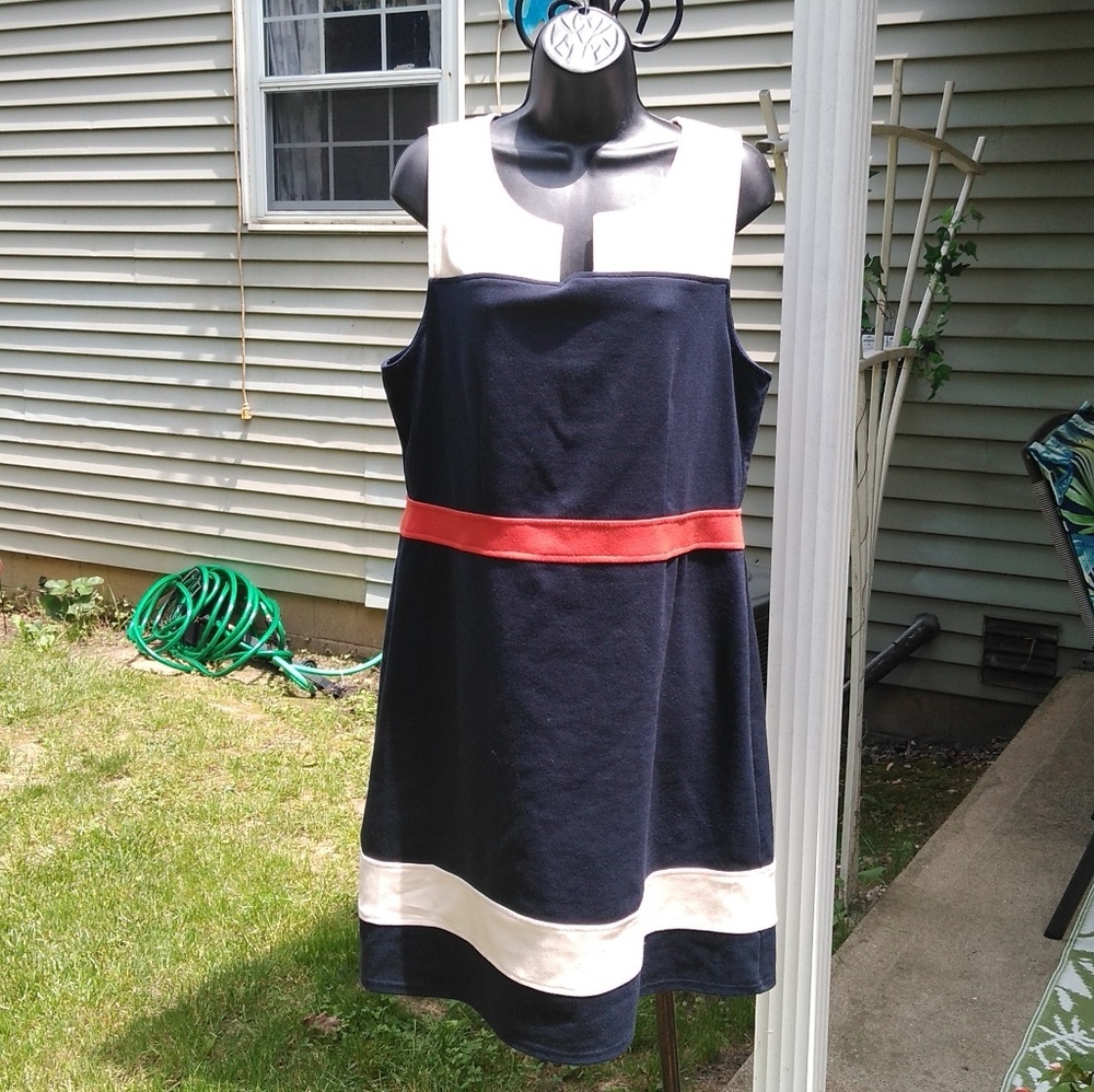41 Hawthorne color block  sleeveless dress